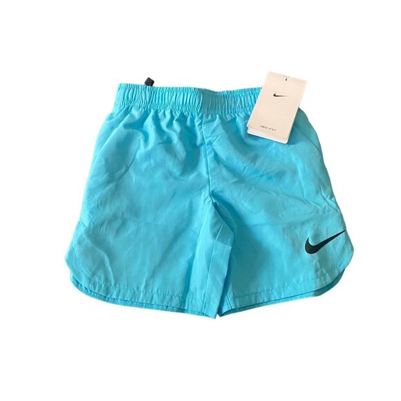 NWT Nike Dri Fit Shorts Baltic Blue Size 3-4Y - Picture 1 of 4